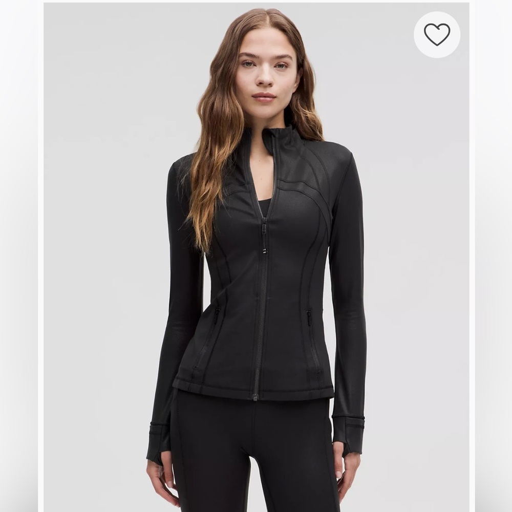 Lululemon Define Jacket Shimmer size 6 form fitting
